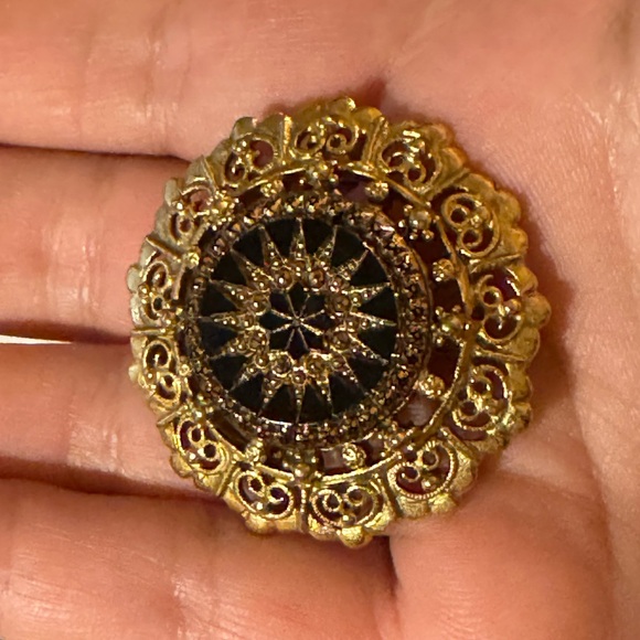 VTG Mourning Brooch - Picture 5 of 7